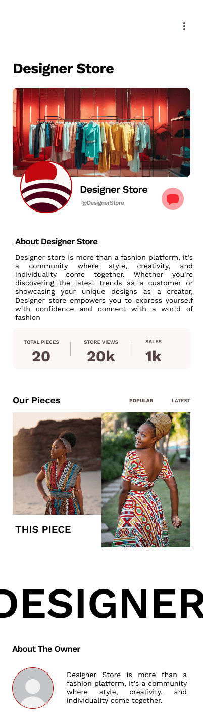 Beviks Mobile App Fashion Store
